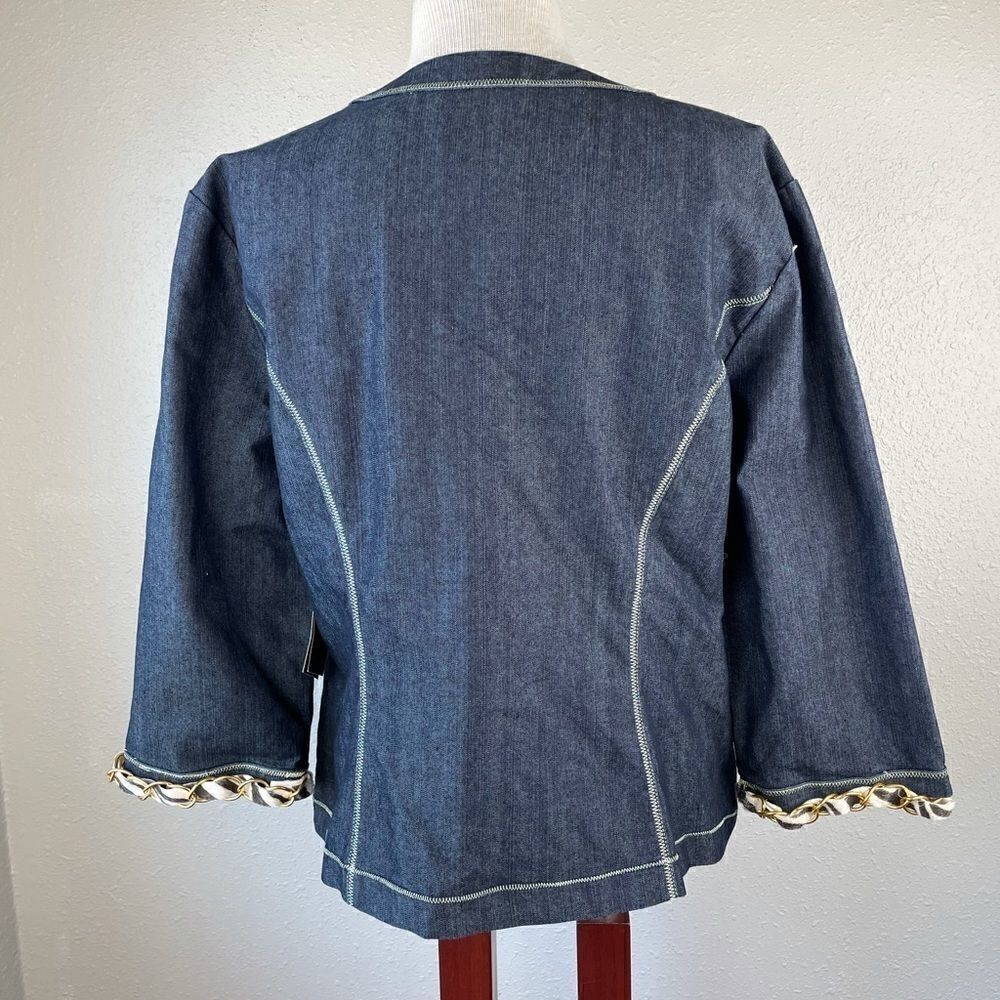NWT Multiples Matching Denim Jacket & Pants Size L - Picture 8 of 16